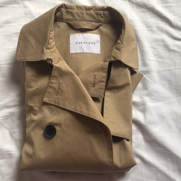 Everlane Jackets & Blazers - Everlane Tan Swing Trench Size Small